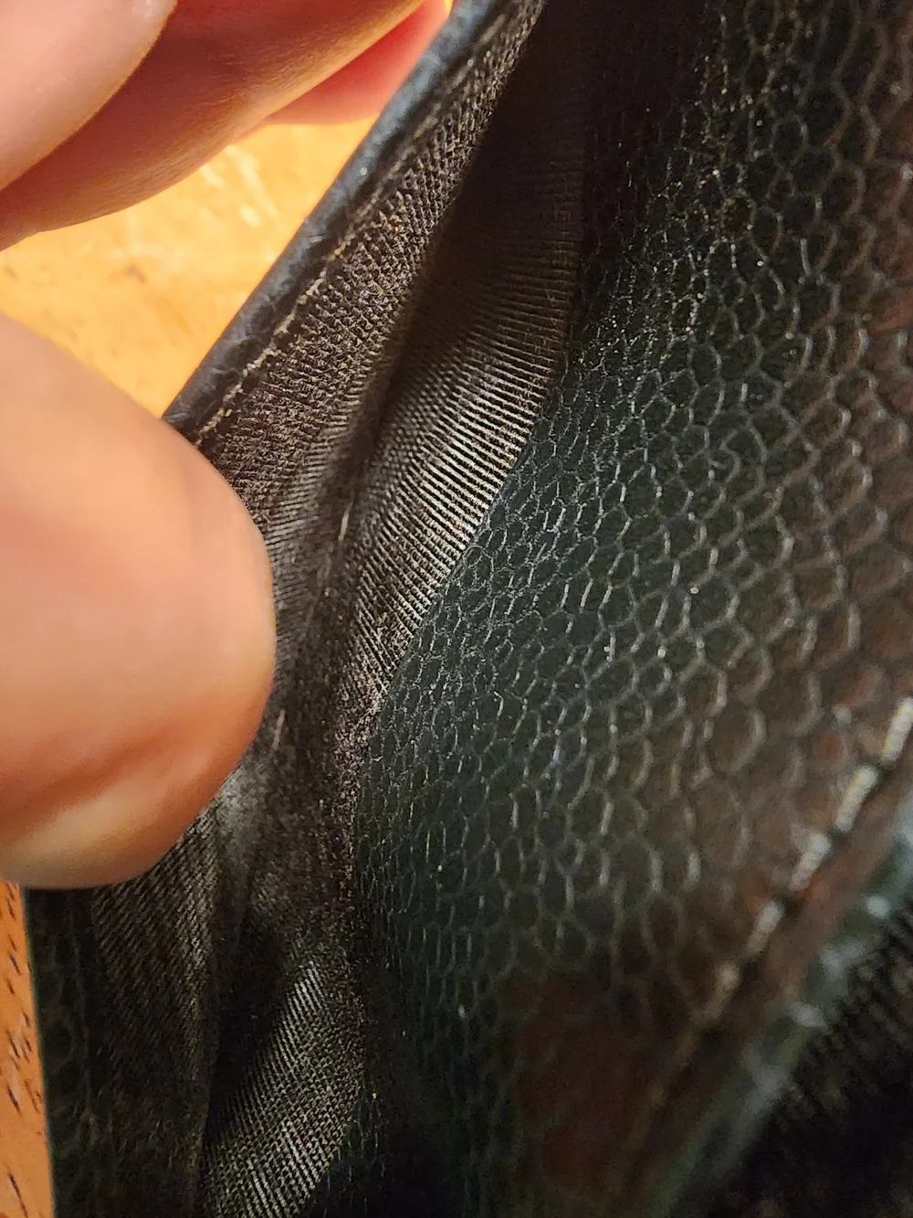 CHANEL black caviar
